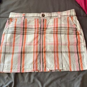 Plaid old navy skirt